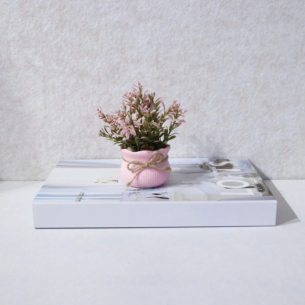 Mini Artificial Pink Series Fl - Home Office Layout recension och pris