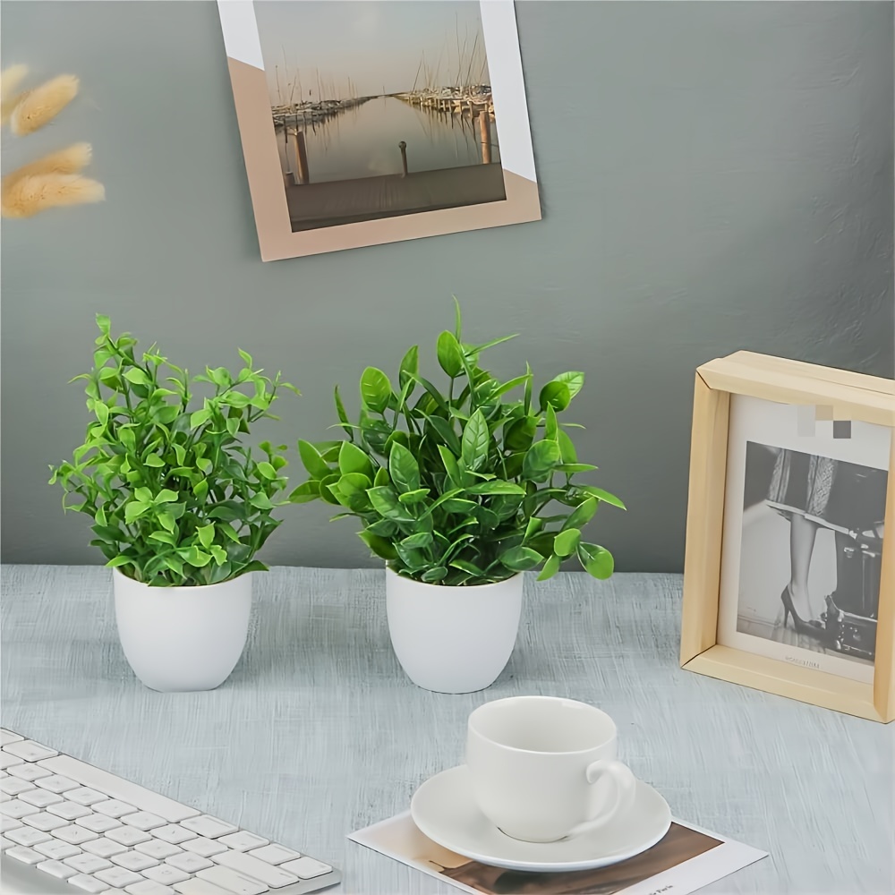 1/4/6pcs Mini Artificial Potte - Home Office Layout recension och pris