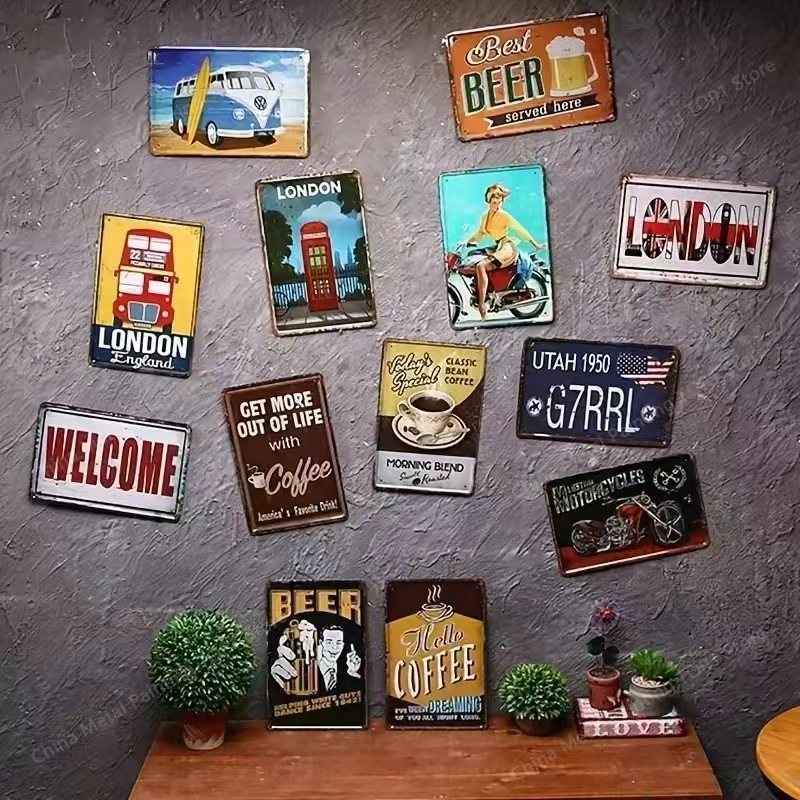 Vintage Travel Round The World - Home Office Dubai recension och pris