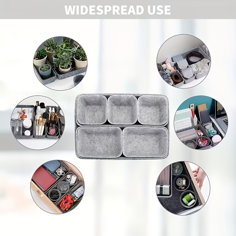Drawer Felt Storage Box Soft D - Home Office Work Table recension och pris