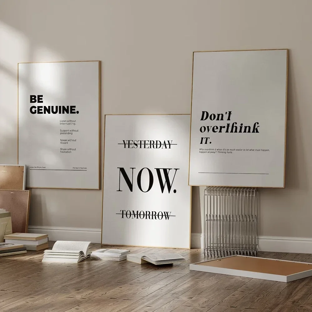 Minimalist Motivation Focus Ha - Home Office Room Inspiration recension och pris