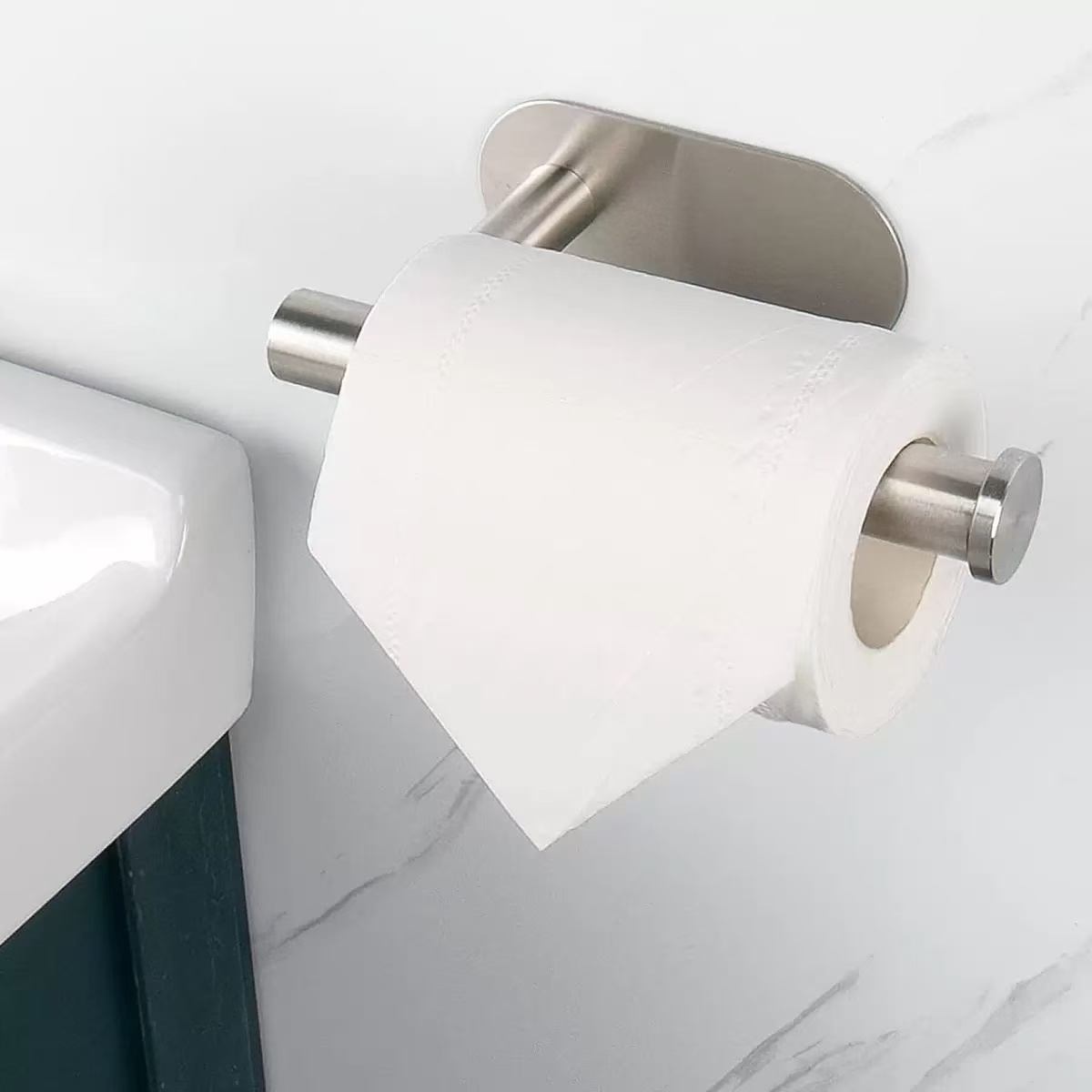 Self-Adhesive Toilet Paper Hol - Document Holder Stand recension och pris