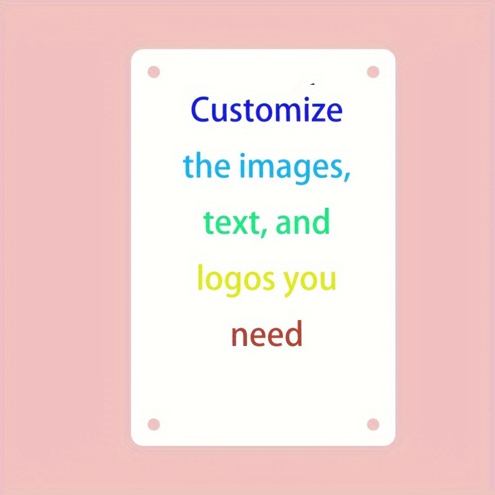 Custom Metal Sign 8x12in, Pers - Home Office Logo recension och pris