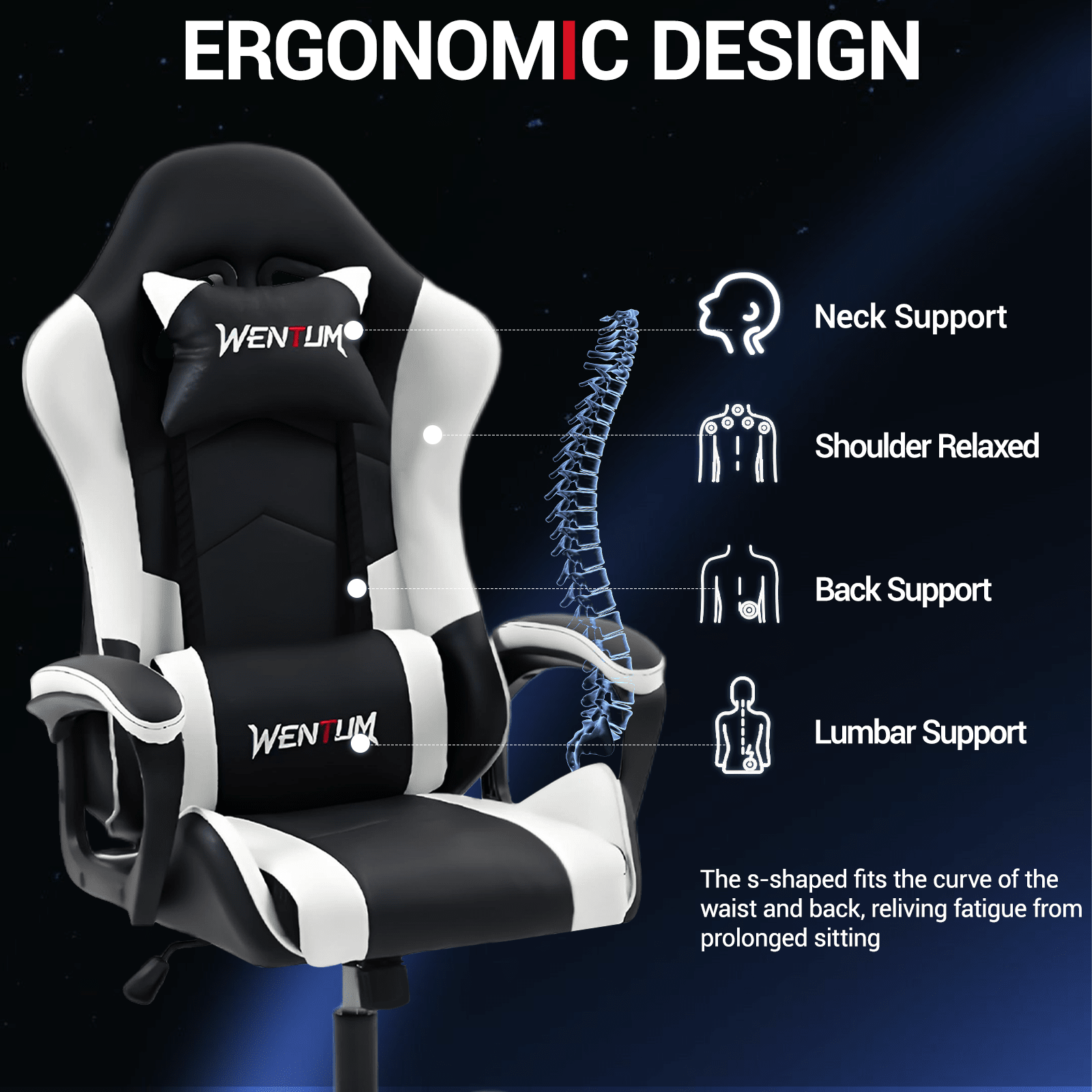 Ergonomic Gaming Chair Racing  - Ergonomic Office Chair recension och pris